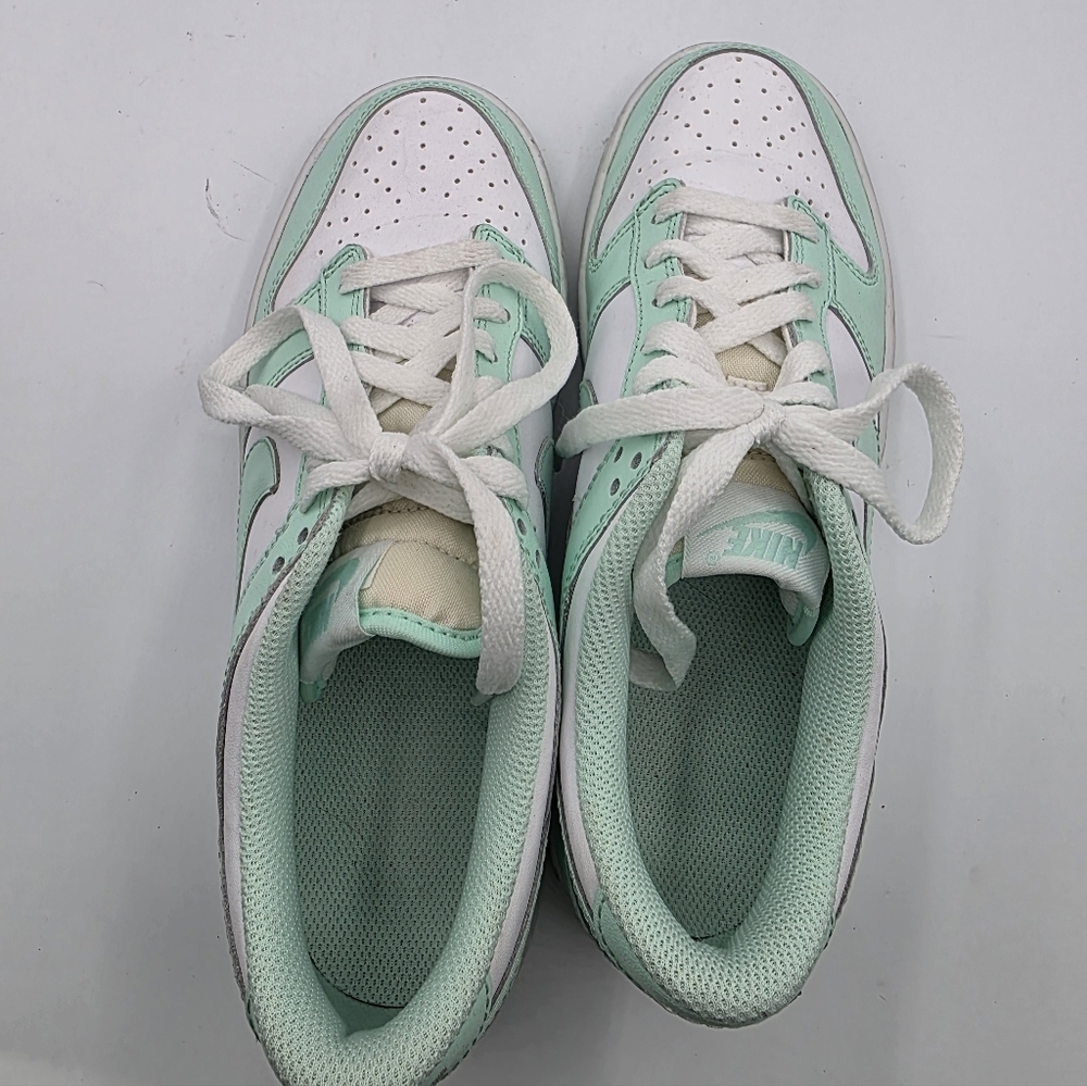 Nike Dunk Low GS White Mint Foam FZ3534-100 Size 6Y Women’s Size 7.5 Sneakers - Picture 11 of 13
